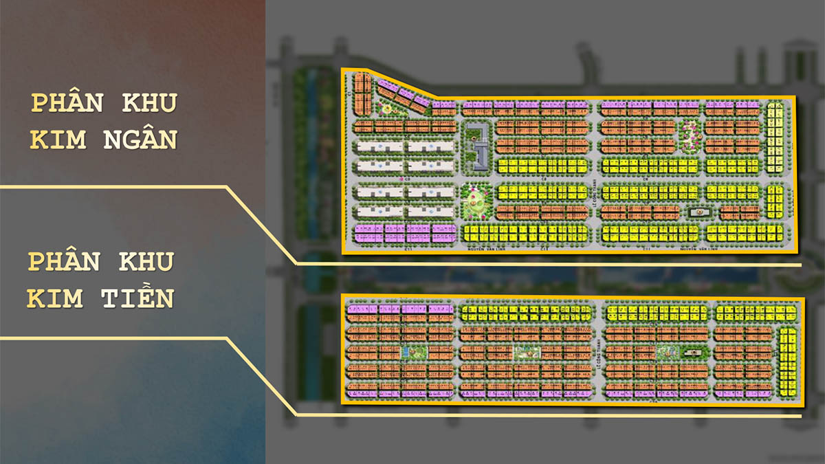 2 phân khu Kim Ngân và Kim Tiền của Sun Urban City