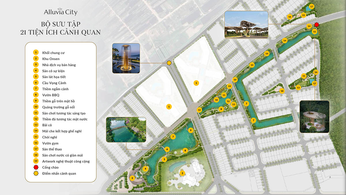21 Tiện ích cảnh quan Alluvia City