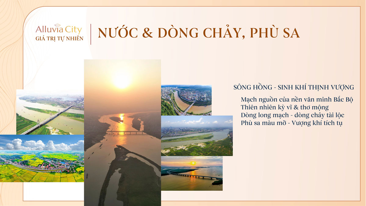 Alluvia City - Mạch nguồn Nước dòng chảy và phù sa