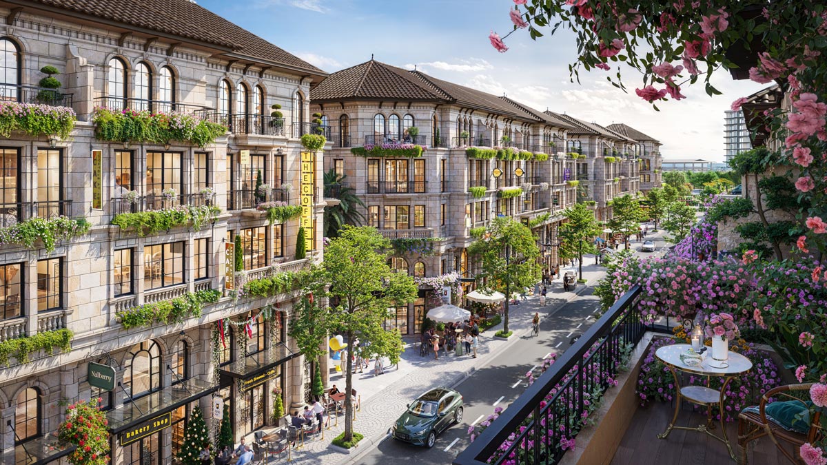 Alluvia City Onsen - Kiến trúc tiểu khu 1