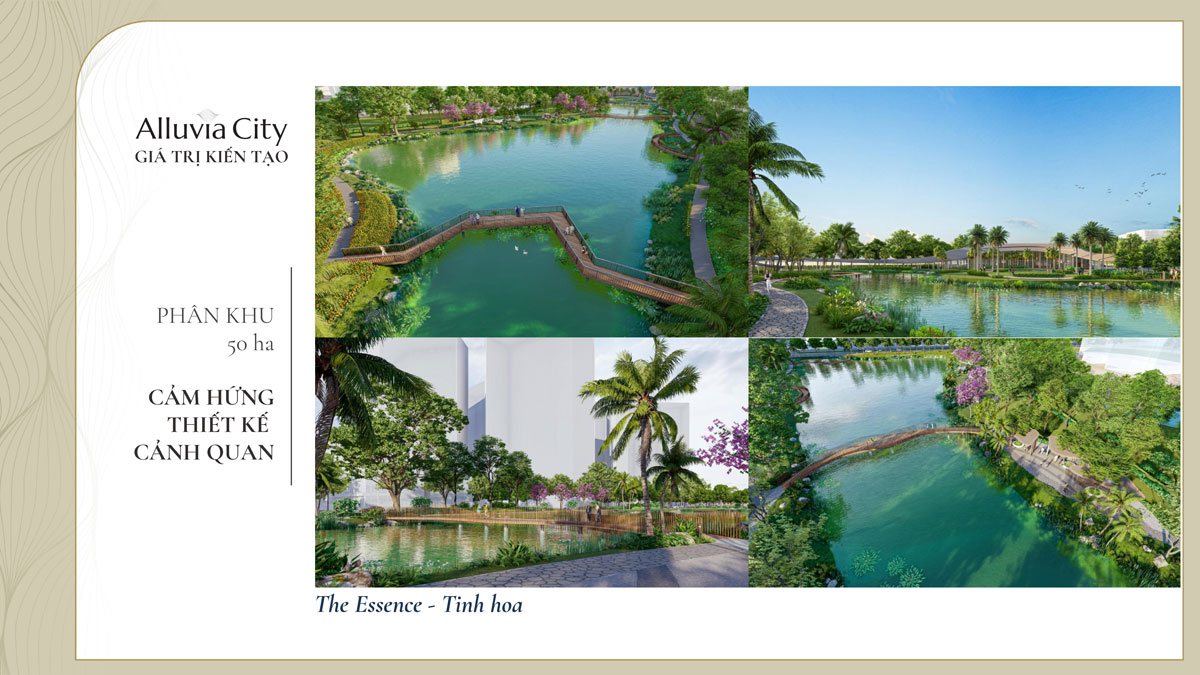 Alluvia City cảm hứng thiết kế cảnh quan - Tinh hoa