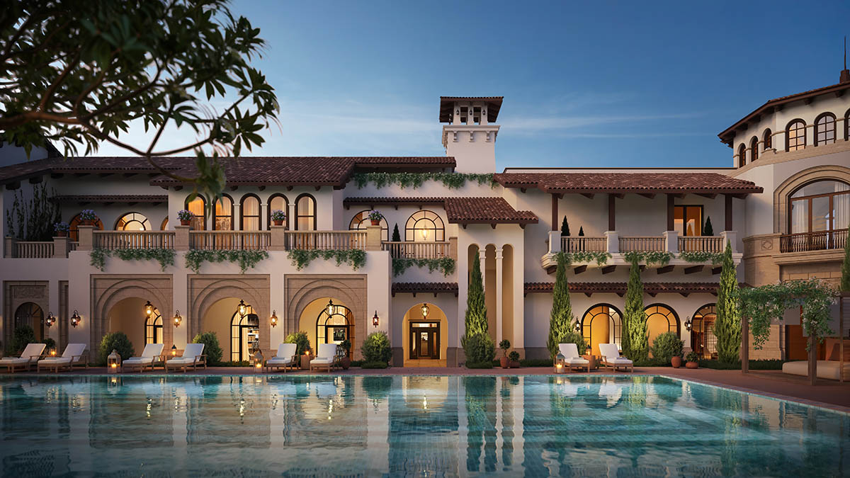 Bể bơi ngoài trời trong khu Valley Park Residences