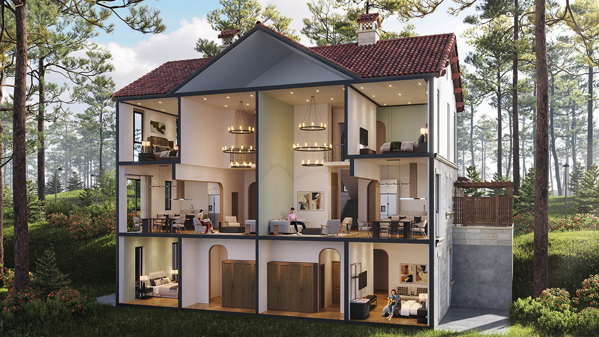 Biệt thự mẫu RV2 Valley Park Residences - Thanh Xuan Valley