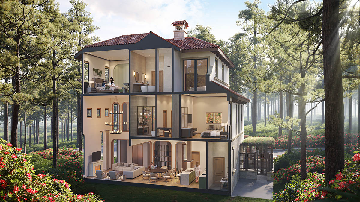 Biệt thự mẫu RV3 Valley Park Residences - Thanh Xuan Valley