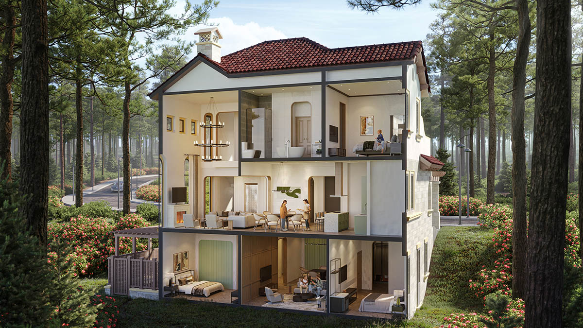 Biệt thự mẫu RV4 Valley Park Residences - Thanh Xuan Valley