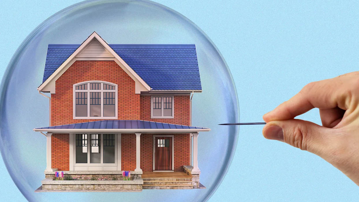 Khi bong bóng bất động sản vỡ thì tài sản sẽ mất giá trên sổ sách
