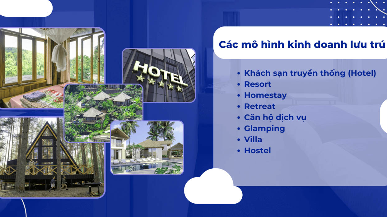 Các mô hình kinh doanh lưu trú phổ biến