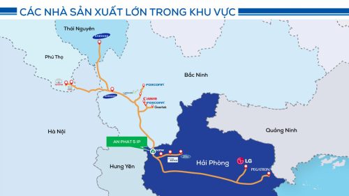 Các nhà sản xuất lớn trong khu vực (gần KCN An Phát 5)