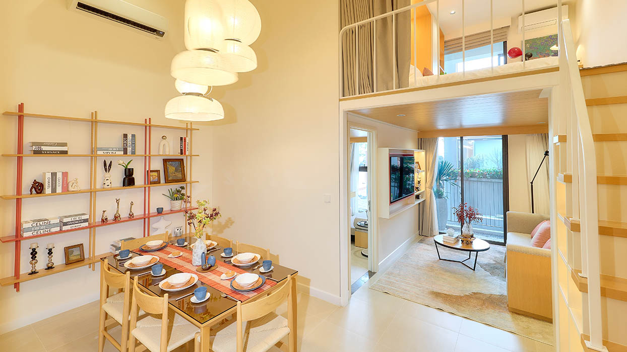 Căn hộ 1PN+1 (gác lửng)