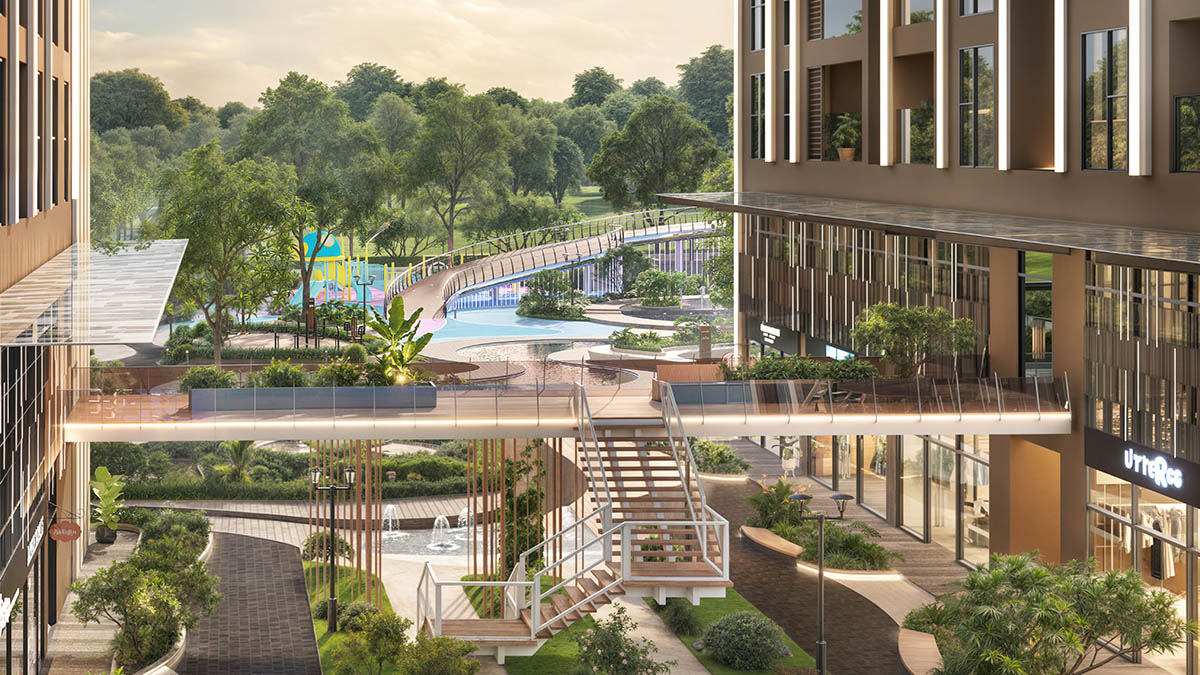 Cầu Sunset kết nối LAVISH và hai tòa trong Greenera Southmark