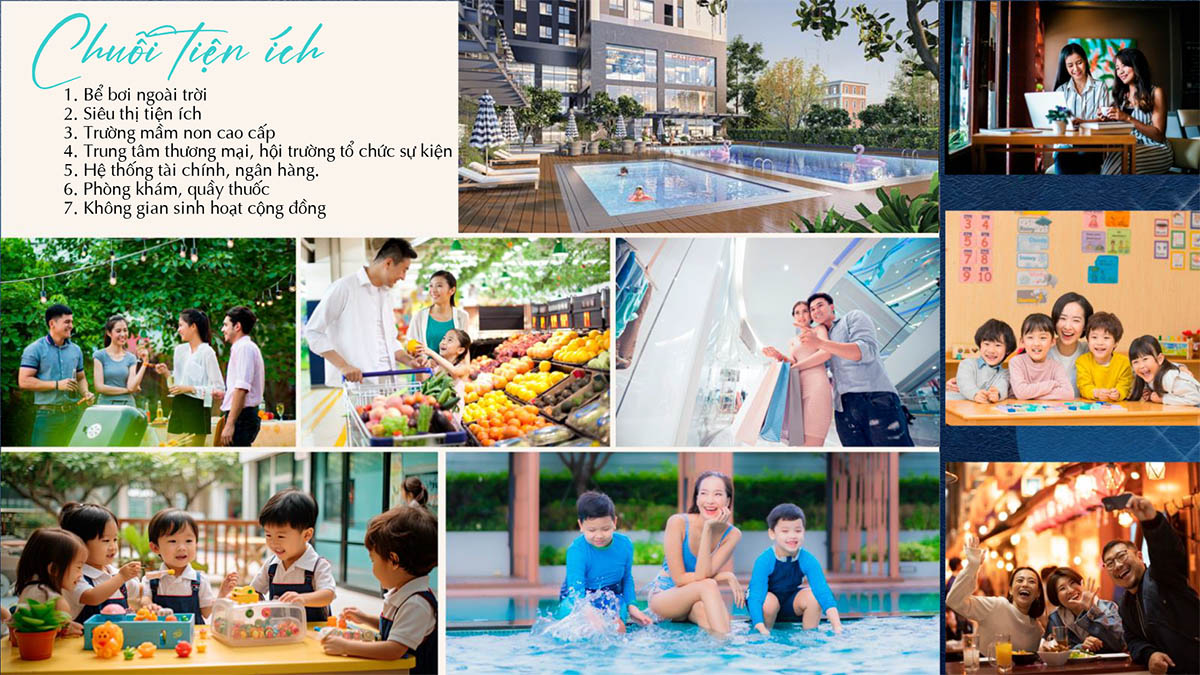 Chuỗi tiện ích trong BlueGem Tower