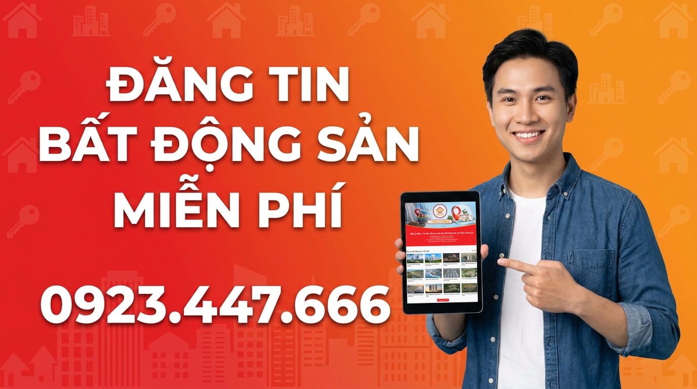 Đăng tin bất động sản miễn phí trên HelloBDS