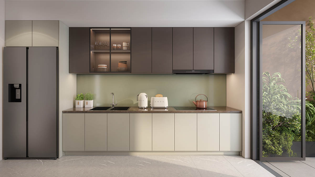 Khu bếp căn hộ Greenera Southmark