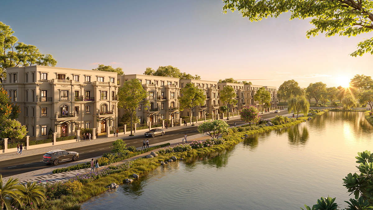 Khu biệt thự song lập trong Vinhomes Wonder City