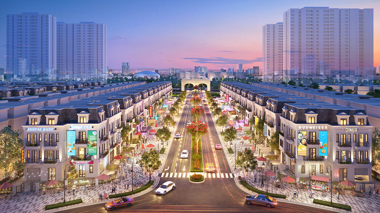 Khu nhà phố thương mại Shophouse
