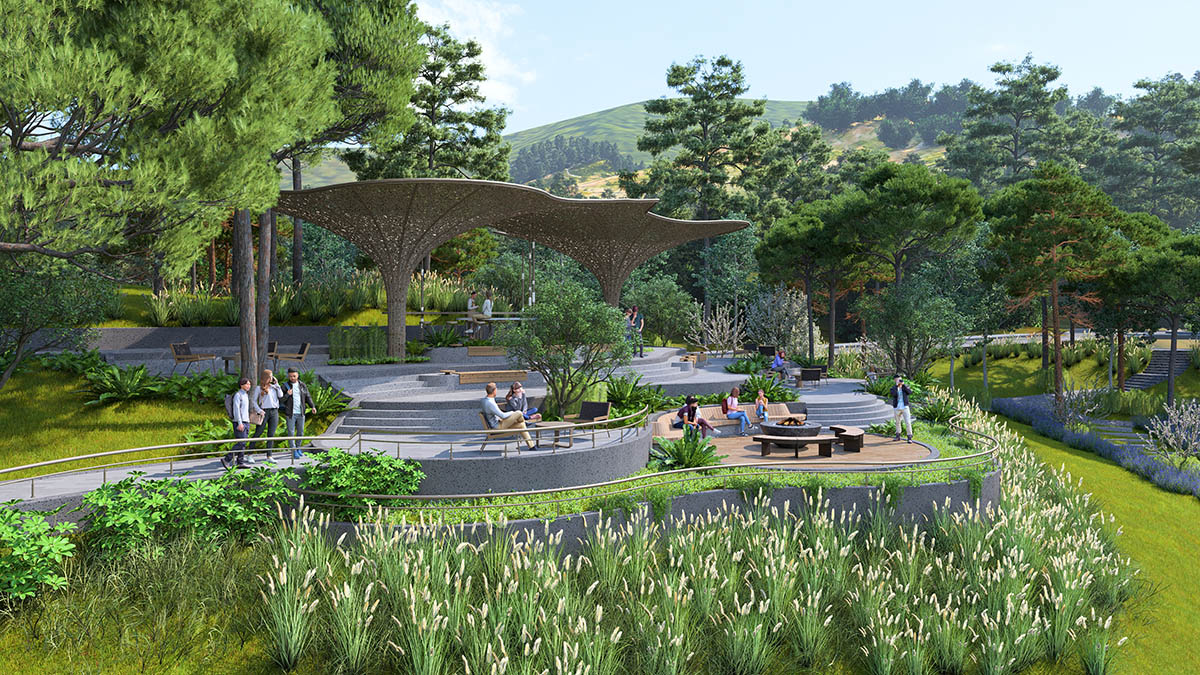 Khu vực thư giãn cạnh liền kề Spring Residences