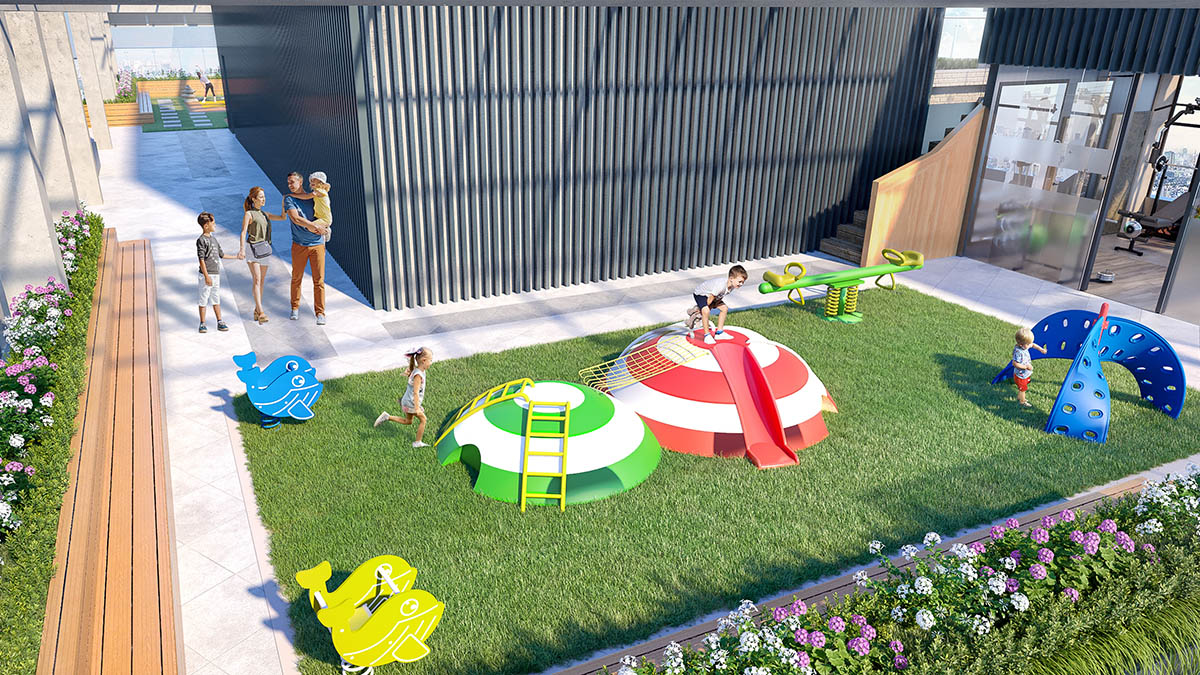 Khu vui chơi trẻ em trên tầng mái The Nelson