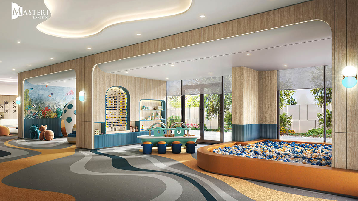Khu vui chơi trẻ em trong nhà Masteri Lakeside