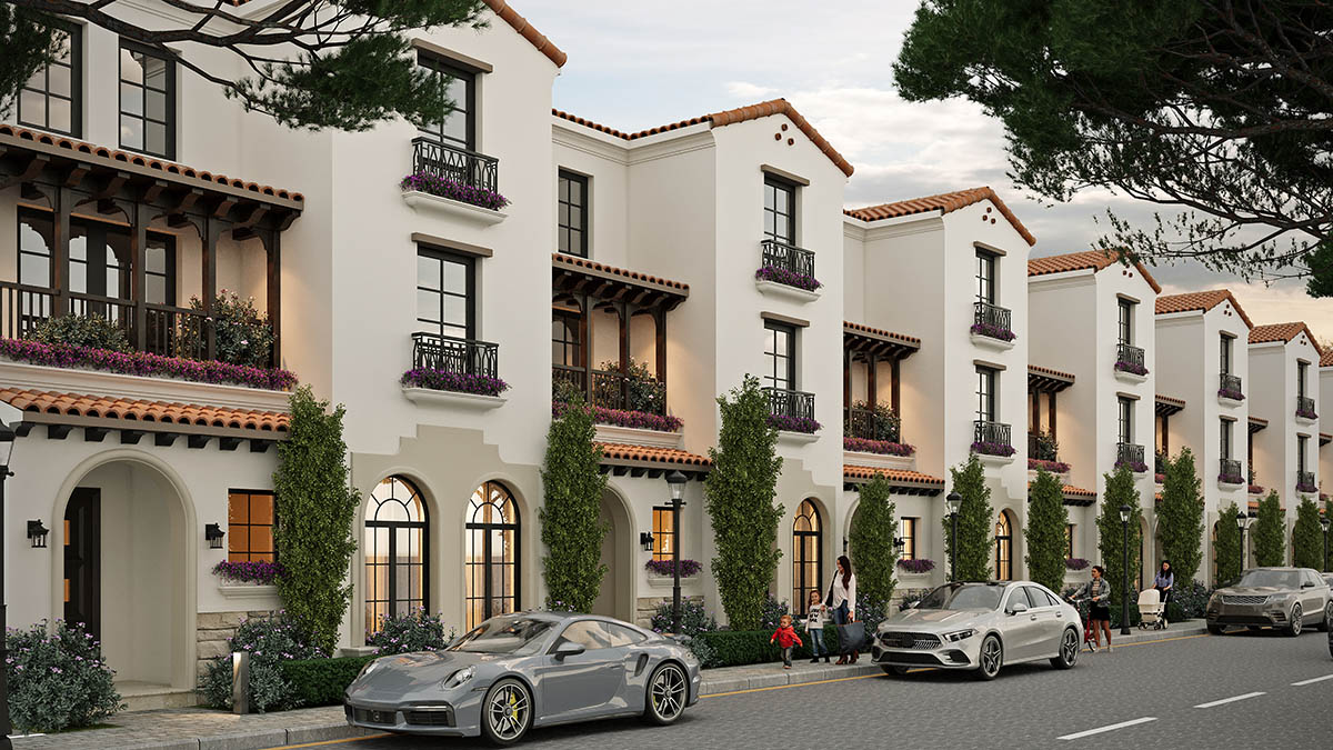 Kiến trúc khu Valley Town - Thanh Xuan Valley