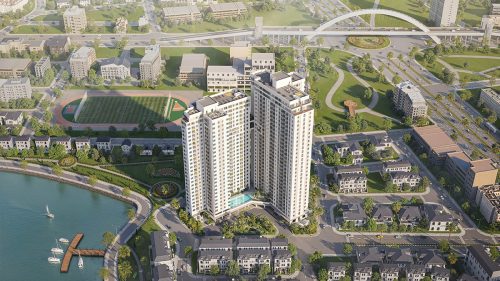 Lakeside Garden phát triển cân bằng giữa xây dựng và không gian sống