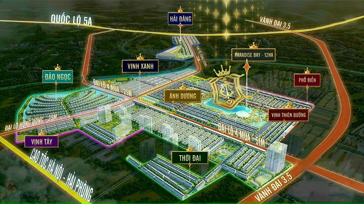 Một dự án nằm sát biển, ven sông hay trên đồi cao tự nhiên sẽ có lợi thế view panorama vượt trội