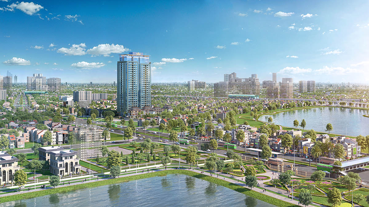 Ngắm nhìn tòa The Nelson Private Residences từ xa