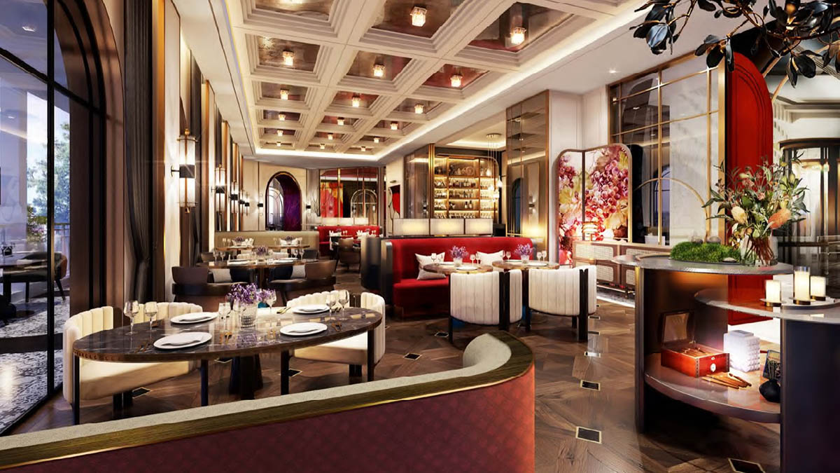 Nhà hàng cao cấp trong Valley Park Residences