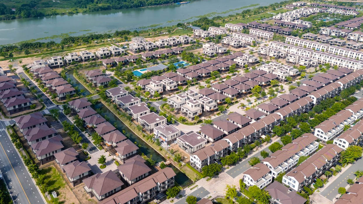 Nhà liền thổ xây trong dự án