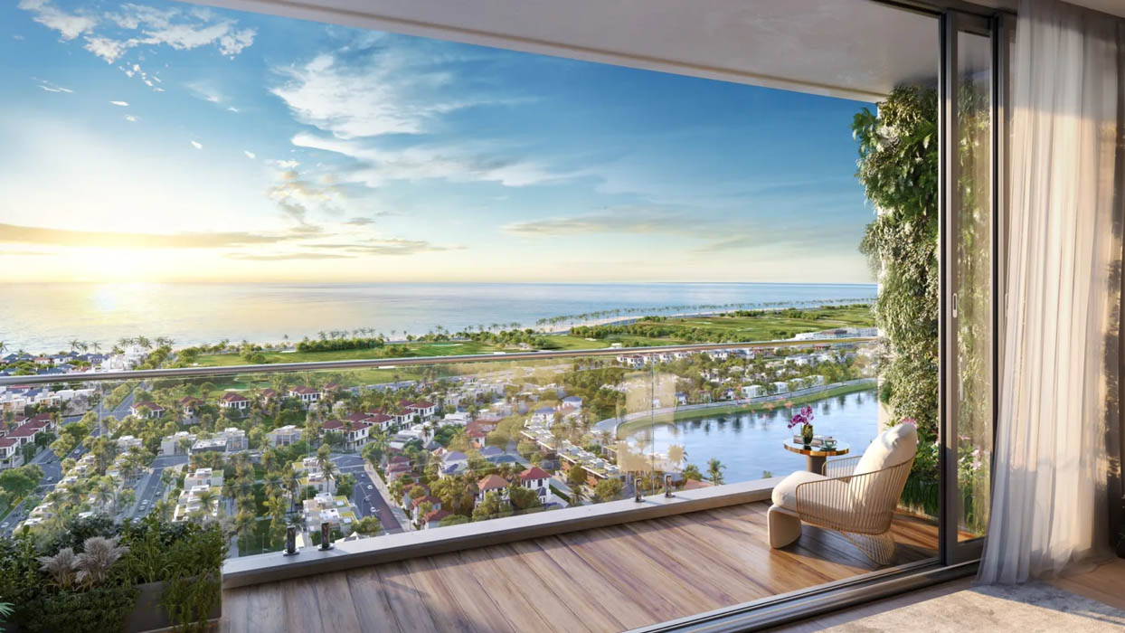 Penthouse với tầm nhìn 360 độ không bị che khuất