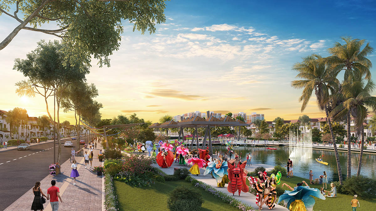 Phố đi bộ trong Sun Urban City