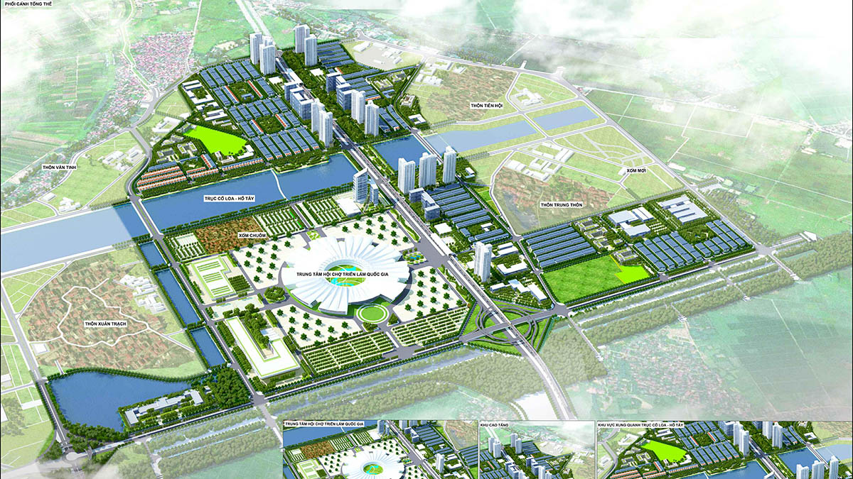 Phối cảnh tổng thể Vinhomes Global Gate