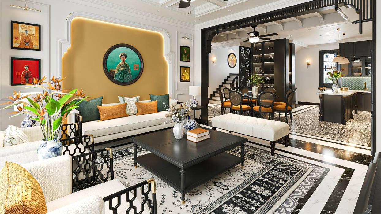 Phong cách Indochine có thể ứng dụng linh hoạt cho nhiều loại bất động sản khác nhau