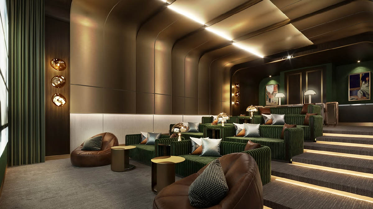 Phòng chiếu phim trong Valley Park Residences