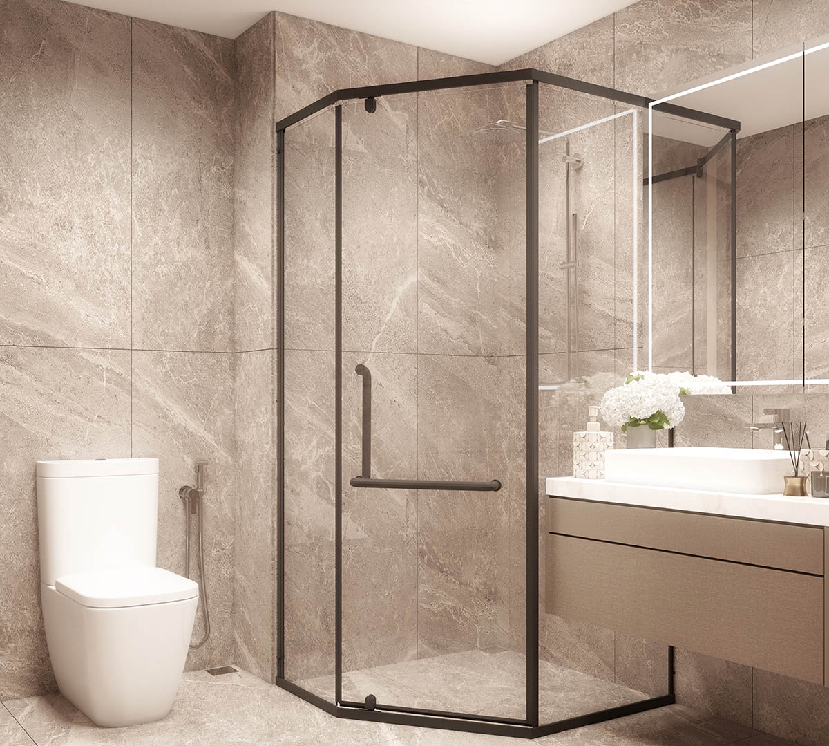 Phòng tắm Thường căn hộ Greenera Southmark