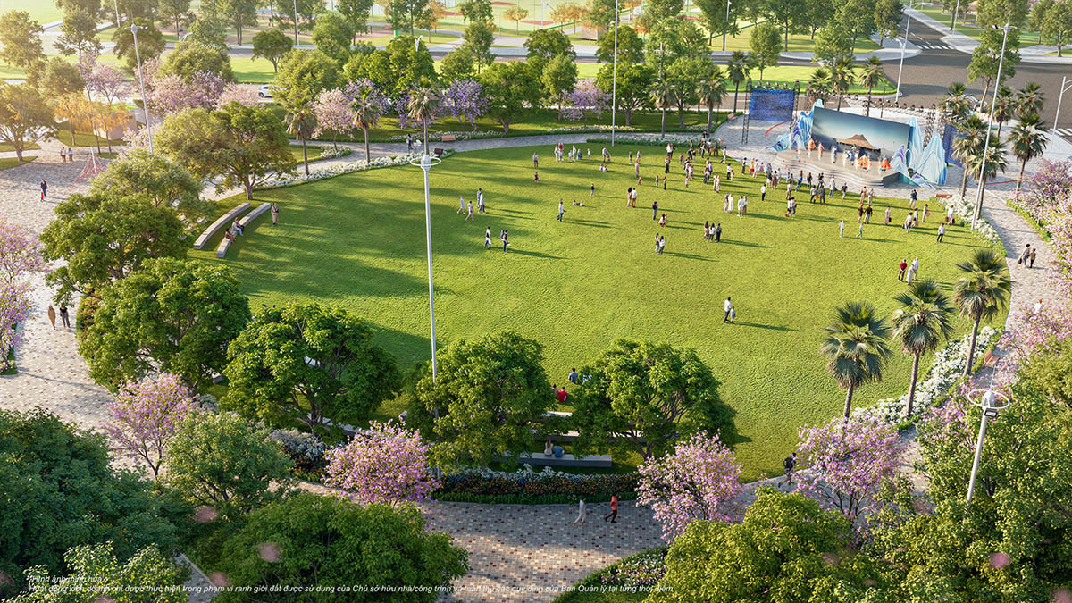 Quảng trường trong Vinhomes Wonder City