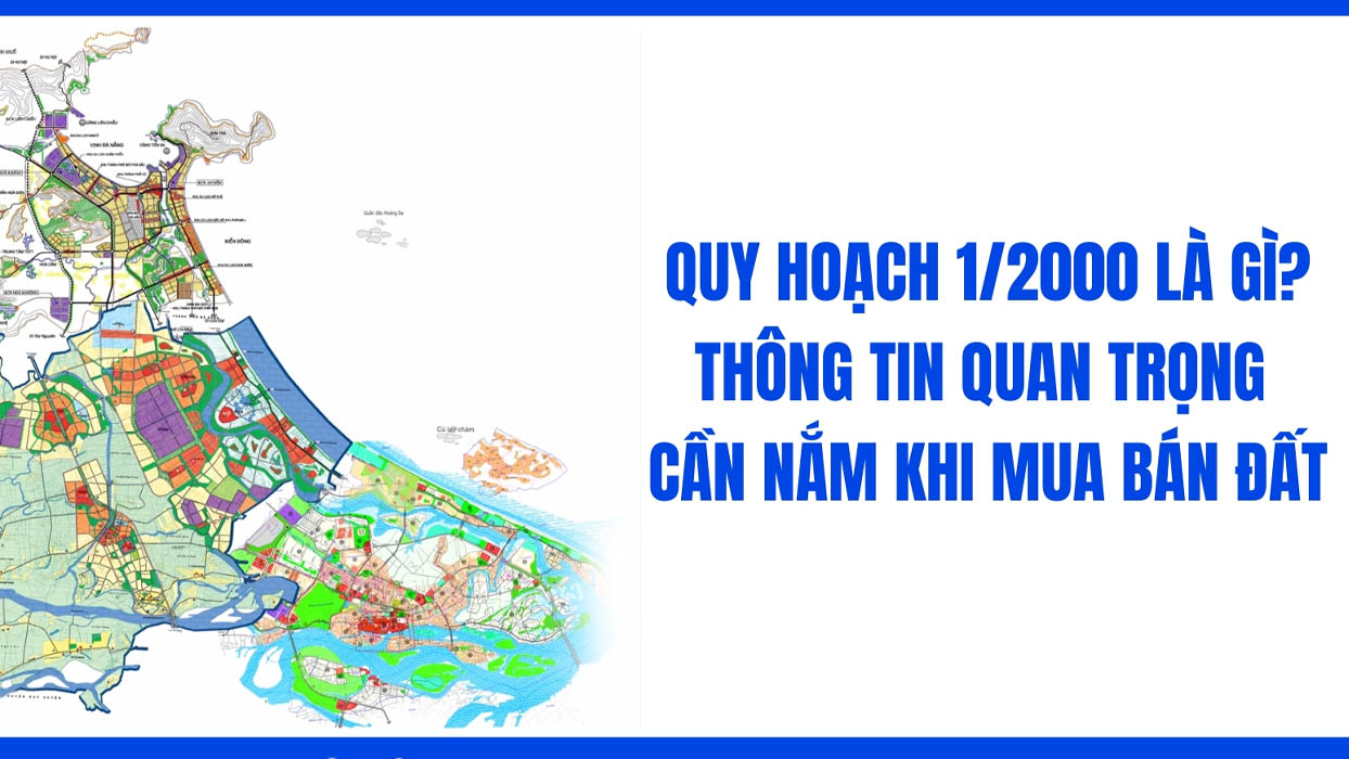 Quy hoạch 1/2000 là đồ án quy hoạch phân khu khu chức năng