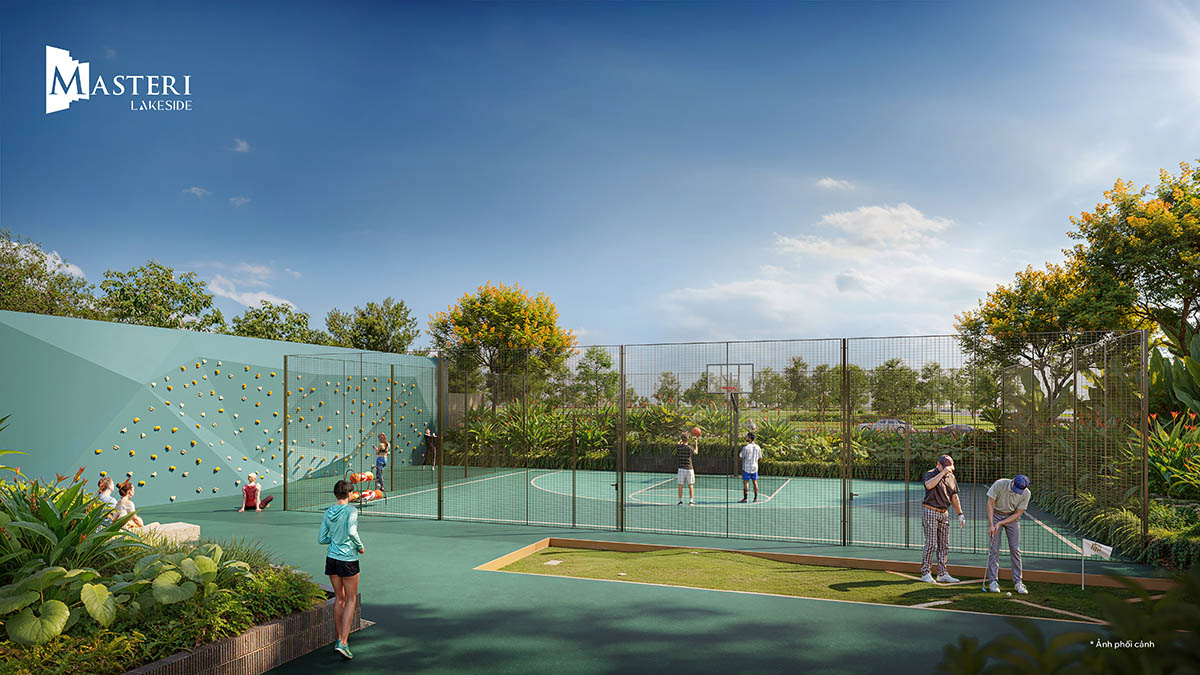 Sân thể thao của Masteri Lakeside