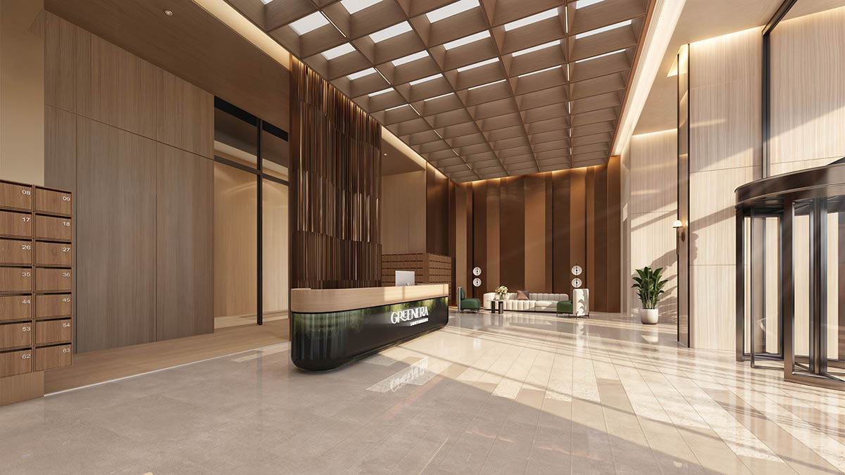 Sảnh lễ tân trong Greenera Southmark