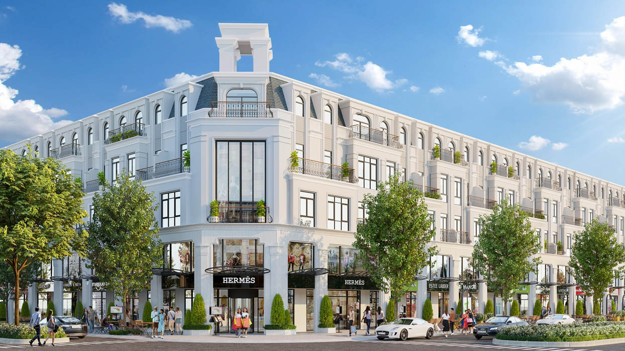Shophouse nhà phố thấp tầng trong Vinhomes Global Gate Hà Nội