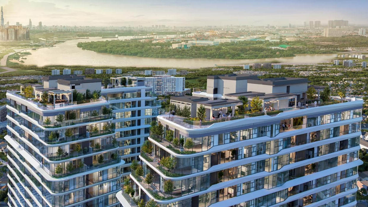 Sky Villa (biệt thự trên không) là căn hộ cao cấp nằm ở tầng cao nhất của các tòa nhà