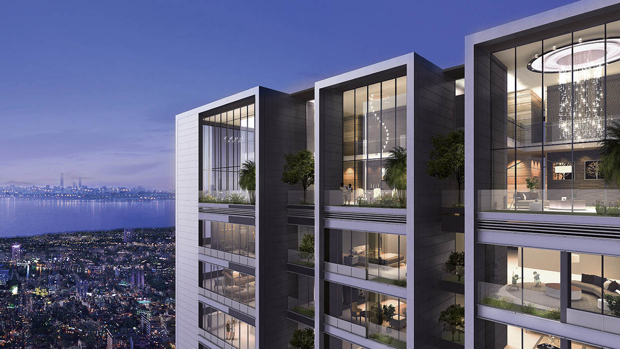 Sky Villa là loại hình căn hộ thông tầng nằm trên đỉnh của các tòa nhà cao cấp