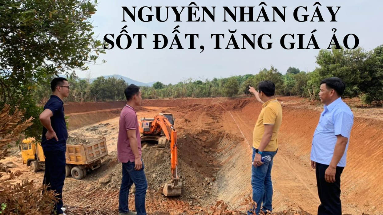 Sốt đất không tự nhiên xuất hiện