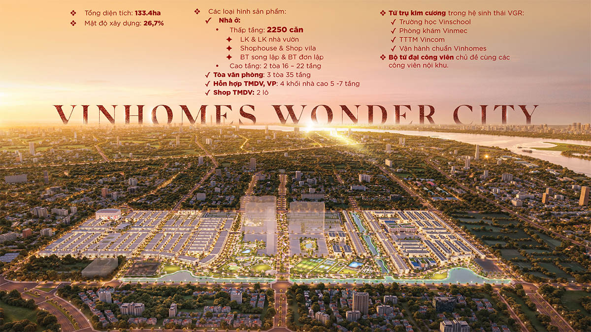 Thông tin tổng quan về Vinhomes Wonder City