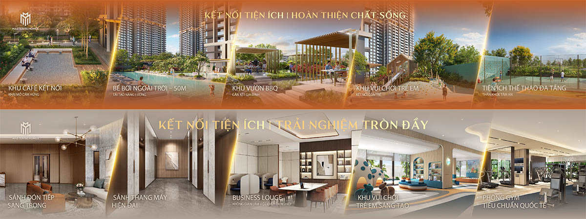 Tiện ích ngoài trời và trong nhà của Masteri Lakeside