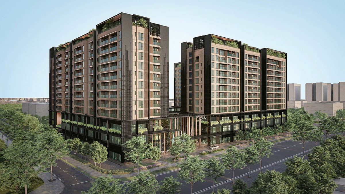 Tòa A & B của Long Biên Central (3D)