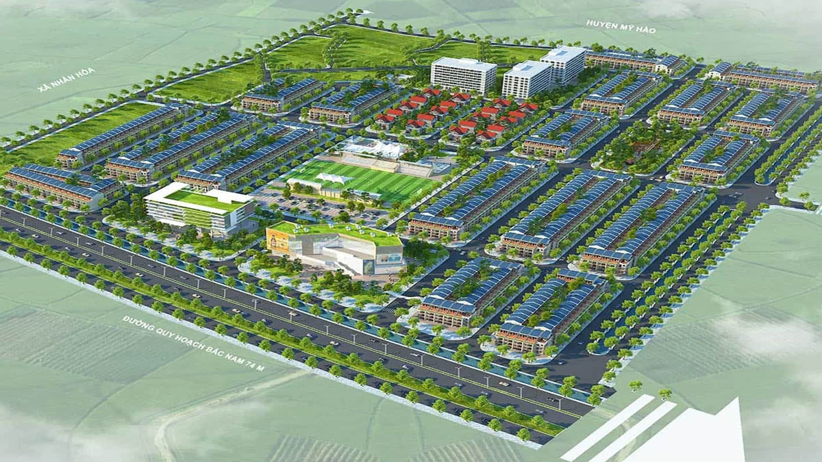 Toàn cảnh dự án Mỹ Hào Garden City Hưng Yên