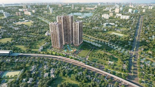 Toàn cảnh Greenera Southmark nhìn từ trên xuống