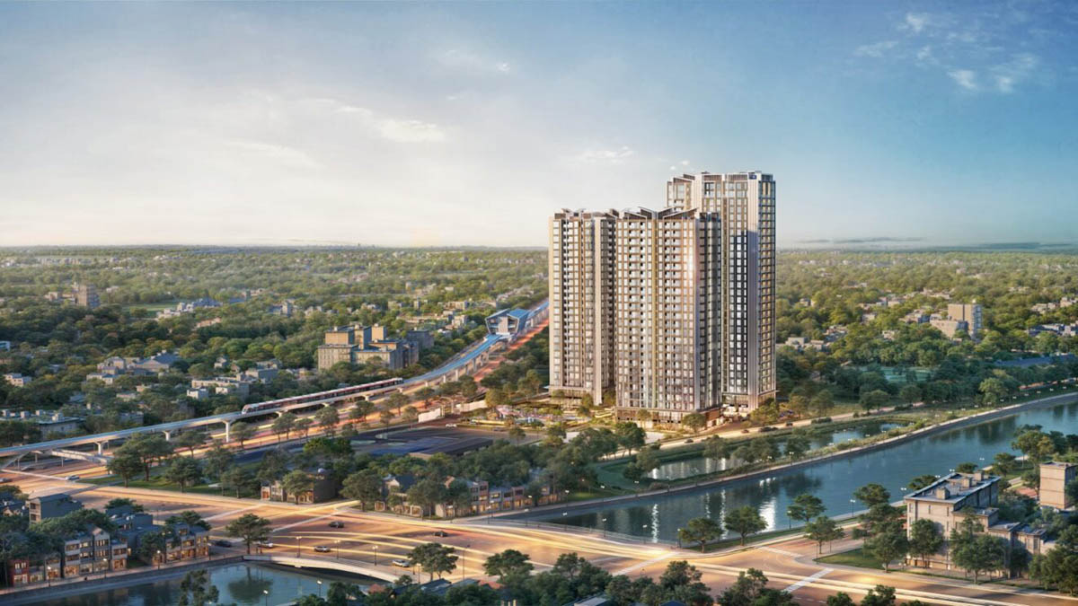Toàn cảnh Greenera Southmark (nhìn xa từ Phan Trọng Tuệ)