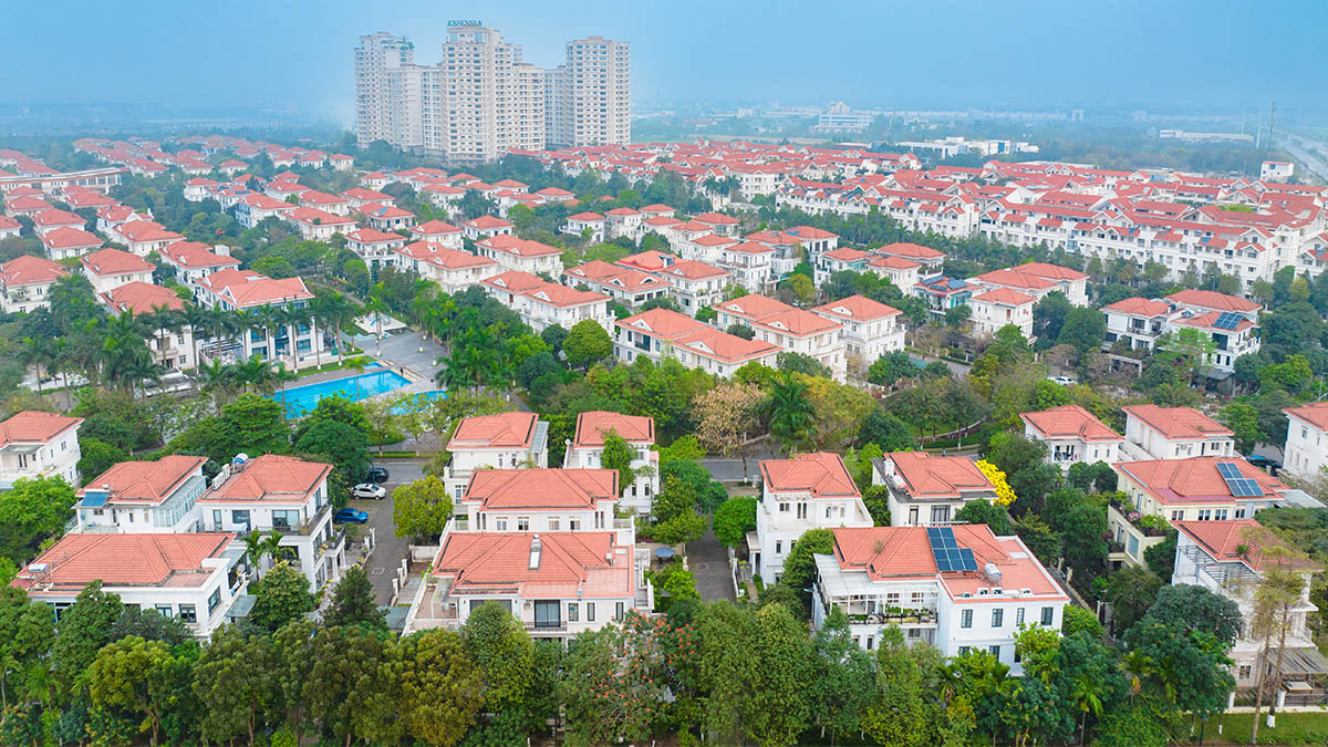 Toàn cảnh Phân khu biệt thự Splendora Mailand Hanoi City