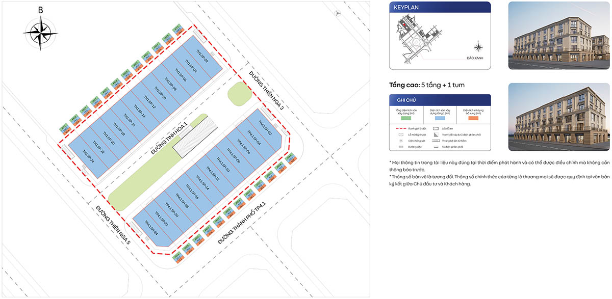 Tổng mặt bằng khu Đảo Xanh Vinhomes Global Gate